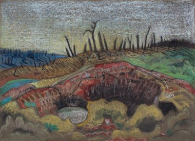 Farma, Wytschaete autorstwa Paul Nash