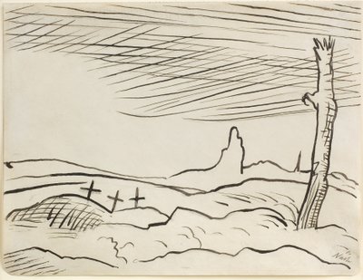 Pole bitwy autorstwa Paul Nash