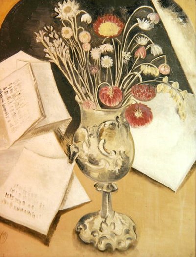 Bukiet Kwiatów (olej na płótnie) autorstwa Paul Nash