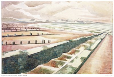 Kanał i falochron autorstwa Paul Nash