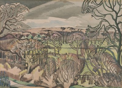 Krajobraz w Fulmer, Buckinghamshire autorstwa Paul Nash