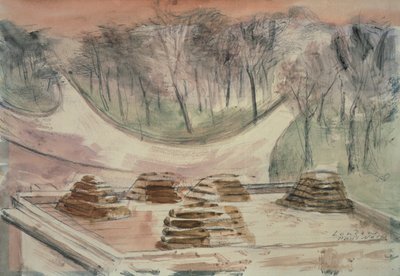 London Park, Marble Arch Defense autorstwa Paul Nash