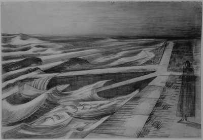 Night Tide, Dymchurch autorstwa Paul Nash