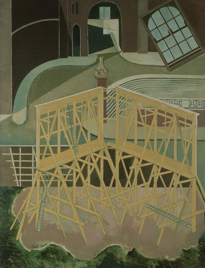 Przygoda z północy (olej na płótnie) autorstwa Paul Nash
