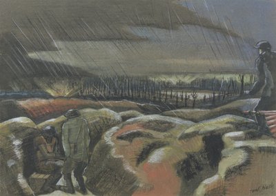 Shellburst, Zillebeke autorstwa Paul Nash