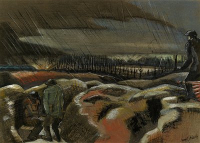 Shellburst, Zillebeke autorstwa Paul Nash