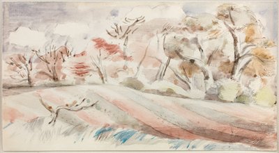 Krajobraz wiosenny autorstwa Paul Nash