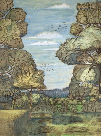 Letni krajobraz autorstwa Paul Nash