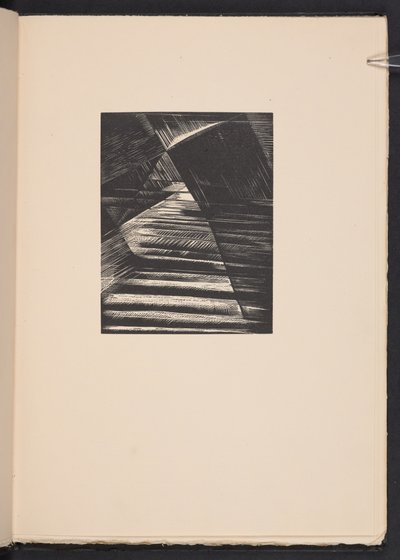 The Division of the Light from Darkness, ilustracja z książki "Images of War... Poems" autorstwa Richarda Aldingtona autorstwa Paul Nash