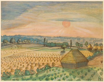 Widok z Wittenham Clumps autorstwa Paul Nash