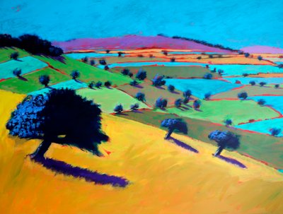 Broadway, 2024 (akryl na płycie) autorstwa Paul Powis