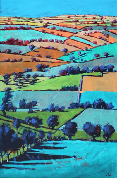 Rodge Hill (akryl na pokładzie) autorstwa Paul Powis
