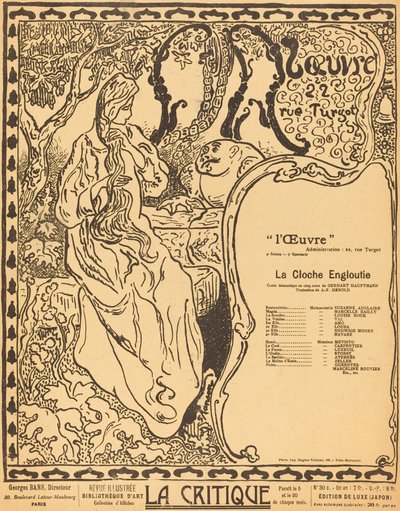 Zatopiony dzwon autorstwa Paul Elie Ranson
