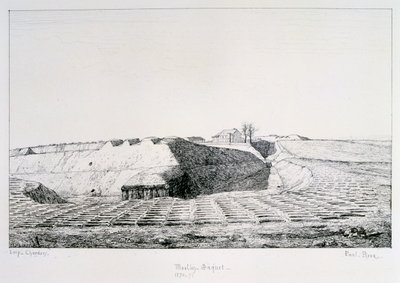 Moulin Saquet, Oblężenie Paryża, 1870-1871 autorstwa Paul Roux