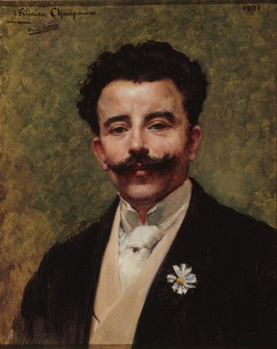 Portret Feliciena Champsaura 1859-1934, 1901. autorstwa Paul Saïn