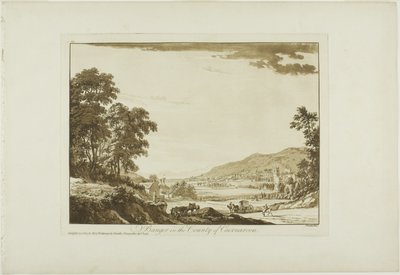 Bangor w hrabstwie Caernarvon autorstwa Paul Sandby