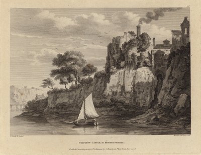 Zamek Chepstow autorstwa Paul Sandby