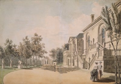 Dom Chiswick, 1766-1768 autorstwa Paul Sandby