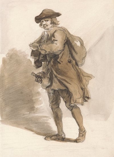 London Cries: Mężczyzna z butelką autorstwa Paul Sandby