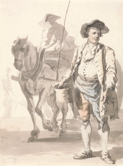 London Cries: majsterkowicz i jego żona autorstwa Paul Sandby