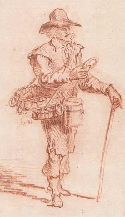 Wędrowny handlarz autorstwa Paul Sandby