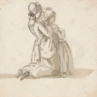 Toaleta autorstwa Paul Sandby