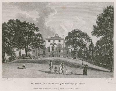 West Combe, w Kent, siedziba Marchioness of Lothian autorstwa Paul Sandby