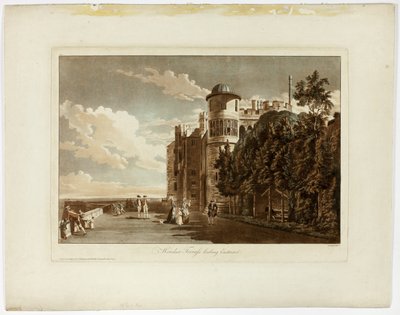 Taras Windsor patrząc na wschód autorstwa Paul Sandby