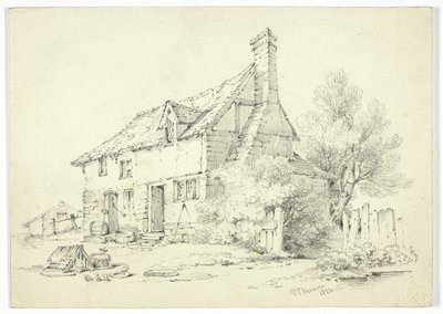 Wiejski domek autorstwa Paul Sandby Munn