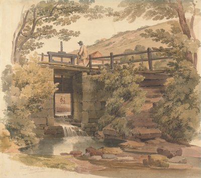 Śluza w pobliżu Slough autorstwa Paul Sandby Munn