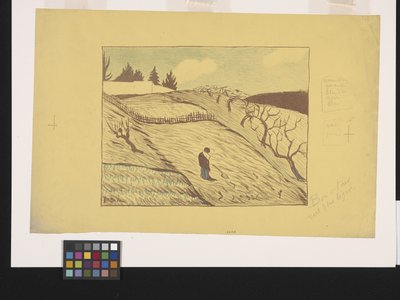 La Fin Du Jour (Koniec dnia) (litografia kolorowa) autorstwa Paul Sérusier