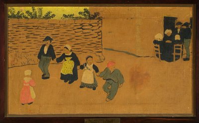 Bretonisches Paneel mit Kindern autorstwa Paul Sérusier