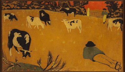Bretoński panel z krowami autorstwa Paul Sérusier