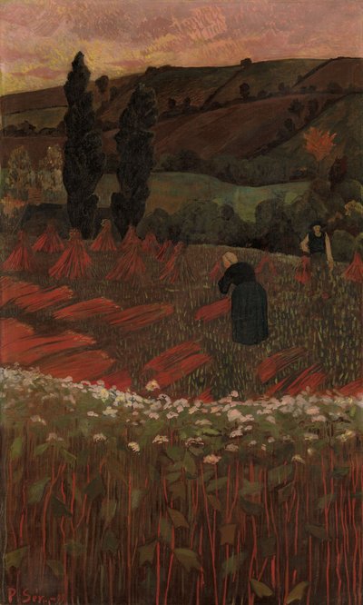 Żniwa gryki autorstwa Paul Sérusier