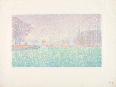 Przy spłukiwaniu autorstwa Paul Signac