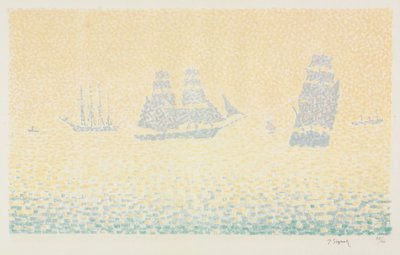 Łodzie autorstwa Paul Signac