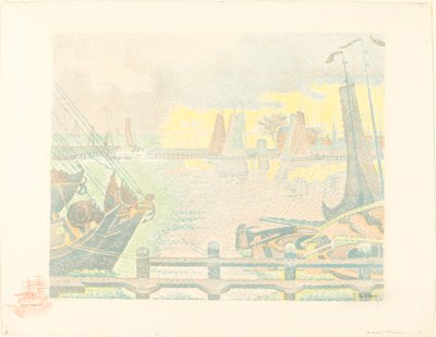 Łodzie w Flushing autorstwa Paul Signac