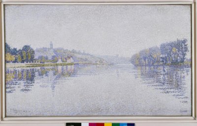 Nadrzecze. Sekwana w Herblay autorstwa Paul Signac