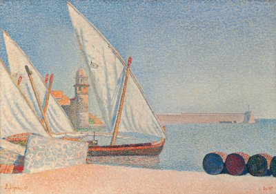 Collioure, Huśtawki, 1887 autorstwa Paul Signac