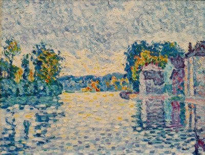 Sekwana w Samois autorstwa Paul Signac