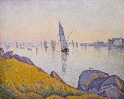 Spokój wieczoru, Concarneau, Opus 220 (Allegro Maestoso) autorstwa Paul Signac