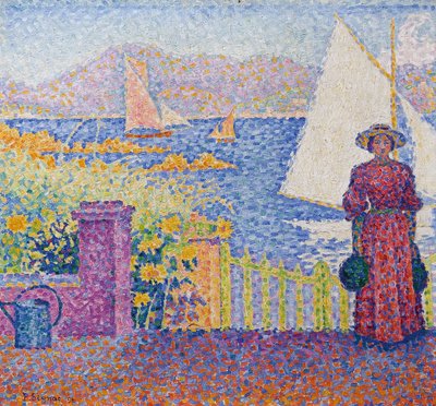 Brama Saint-Tropez. autorstwa Paul Signac