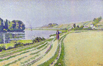 Herblay, La River autorstwa Paul Signac