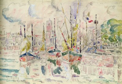 La Rochelle (akwarela na papierze) autorstwa Paul Signac