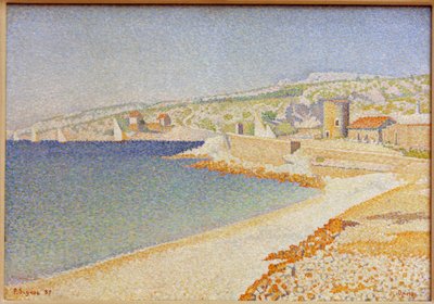 Molo Cassis (Opus 198) autorstwa Paul Signac