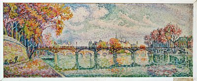 Le Pont des Arts, Paryż (obraz na płótnie) autorstwa Paul Signac