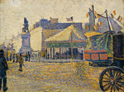 Plac de Clichy, 1887 autorstwa Paul Signac