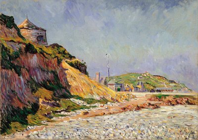 Port-en-Bessin, Plaża autorstwa Paul Signac