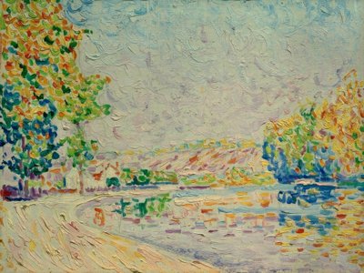 Samois, Studium nr. 8 autorstwa Paul Signac