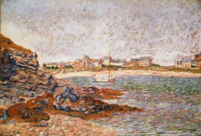 Briac, widok na port autorstwa Paul Signac